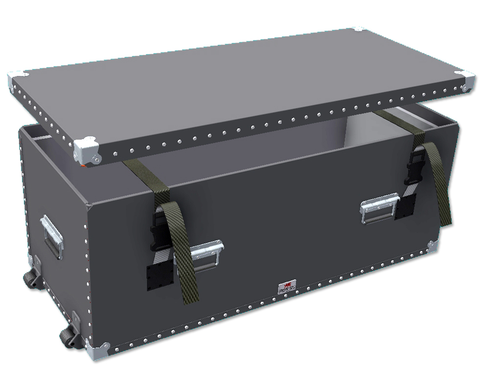 Image of Poly Coffin with Drop on Lid